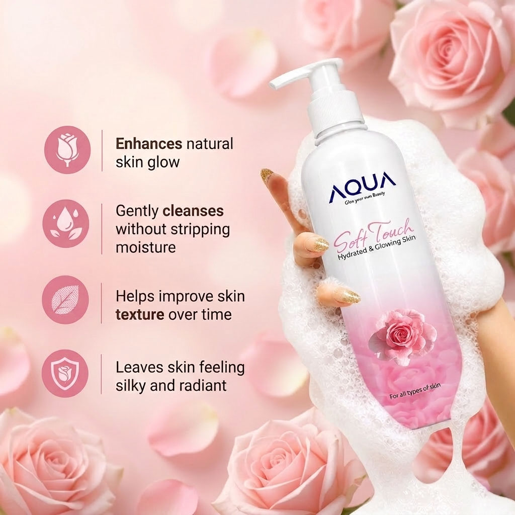 SOFT TOUCH – Glowing Shower Gel (250ml)