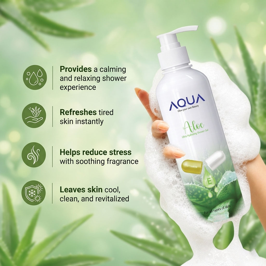 ALOE VERA – Ultra Hydrating Shower Gel